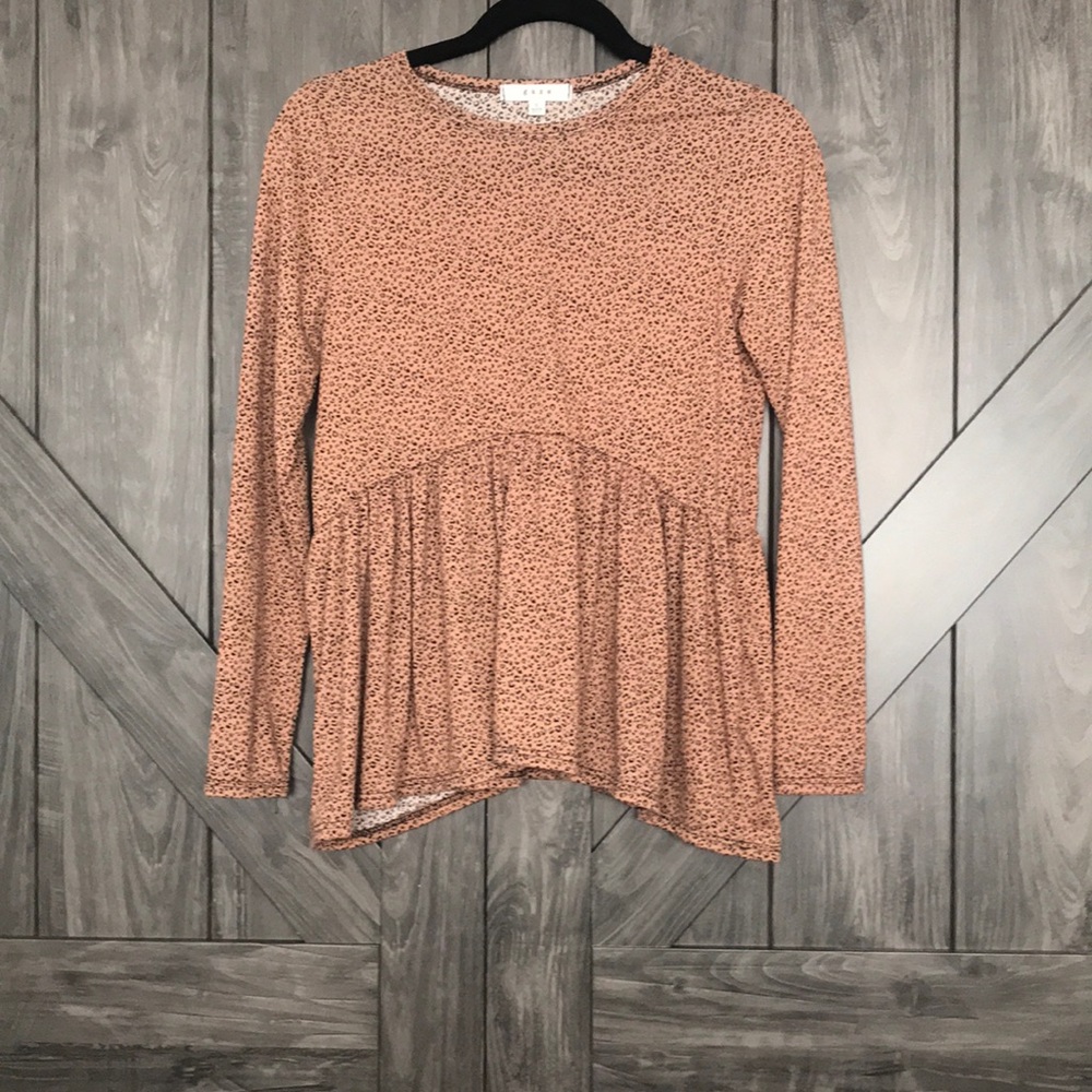 Gaze Cheetah Print Top - Size Small